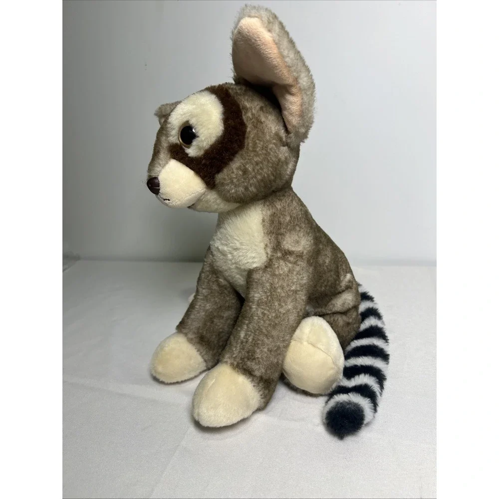 THE PETTING ZOO RECYCLED RING TAIL CAT PLUSH STUFFED ANIMAL